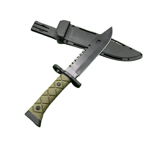 Hunting Knife with Plastic Cover