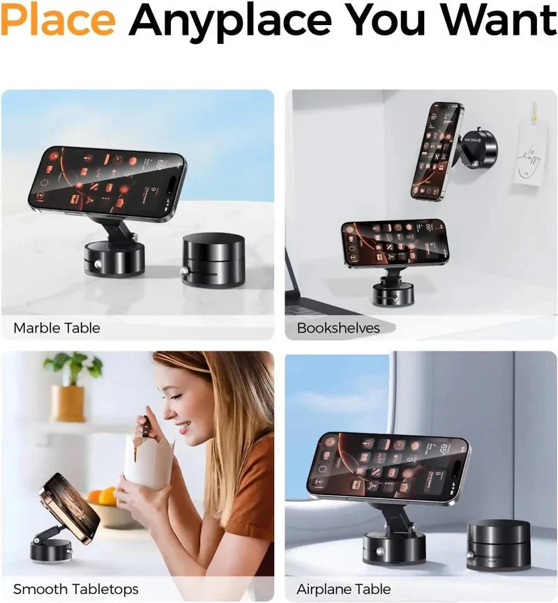 Vacuum Magnetic Suction Phone Holder